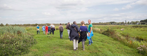 Hilbert verzorgt de wandelingen met een doorwrochte route.