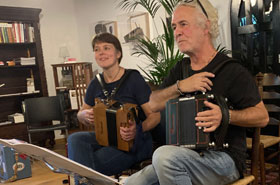 Wendy Bol en Mark Shngen zijn heel goed op elkaar ingespeeld.