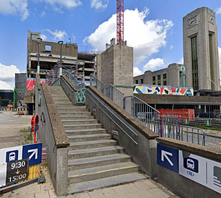 Het wordt traplopen geblazen bij station Brussel Noord, dat wordt verbouwd.