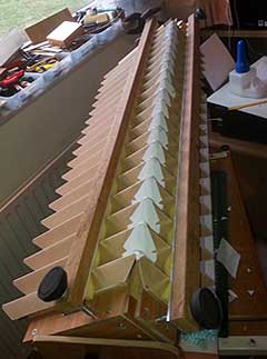 Het spannen van de balg