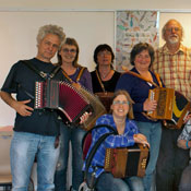 De bluesworkshopgroep van Mark Shngen