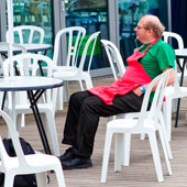 Frank rust even uit. Hij was trouwens niet de enige koekoek. s Ochtends vroeger hoorden we er meer.