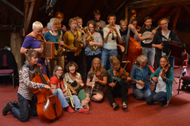 De gemengde groep van Jan Budweis. Gemengd in die zin, dat (bijna) alle instrumenten welkom waren in zijn groep.